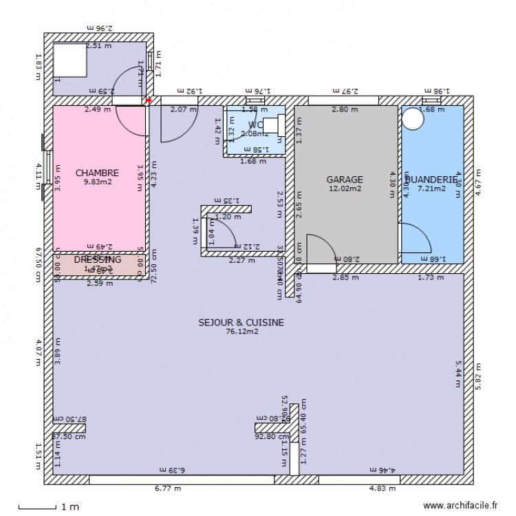VAUGRENIER. Plan de 0 pièce et 0 m2