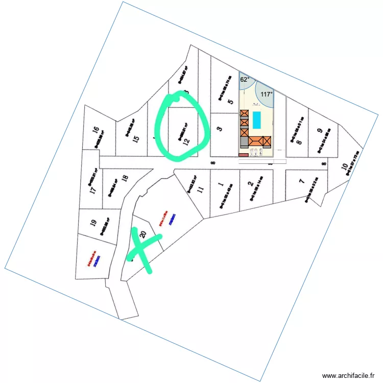 chez Issa V 2V. Plan de 