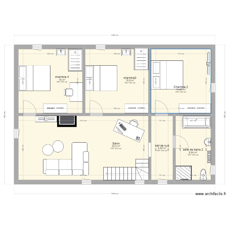 Pontos étage 2. Plan de 0 pièce et 0 m2
