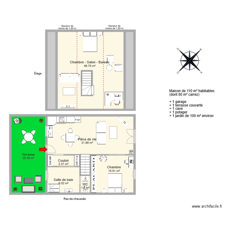 SUISIGNIER. Plan de 0 pièce et 0 m2