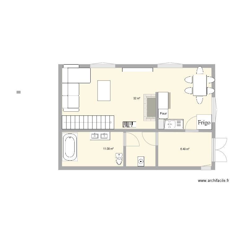 plan petit chalet. Plan de 0 pièce et 0 m2