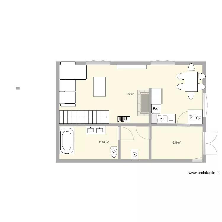 plan petit chalet. Plan de 