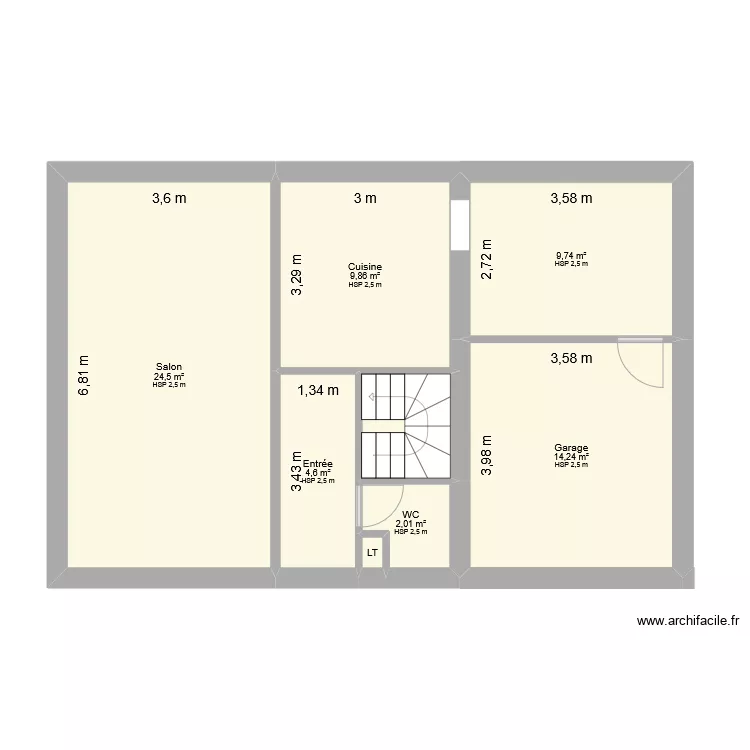 Deregniaux Soliha Robin plans. Plan de 