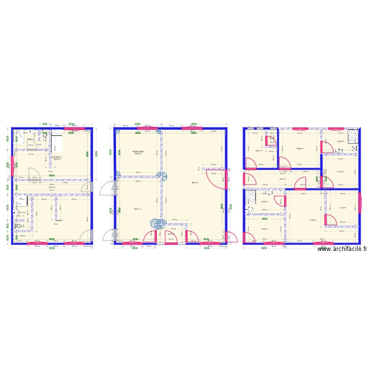 VENTILATION SALLE COMMUNE V 001 16 07 2021. Plan de 0 pièce et 0 m2
