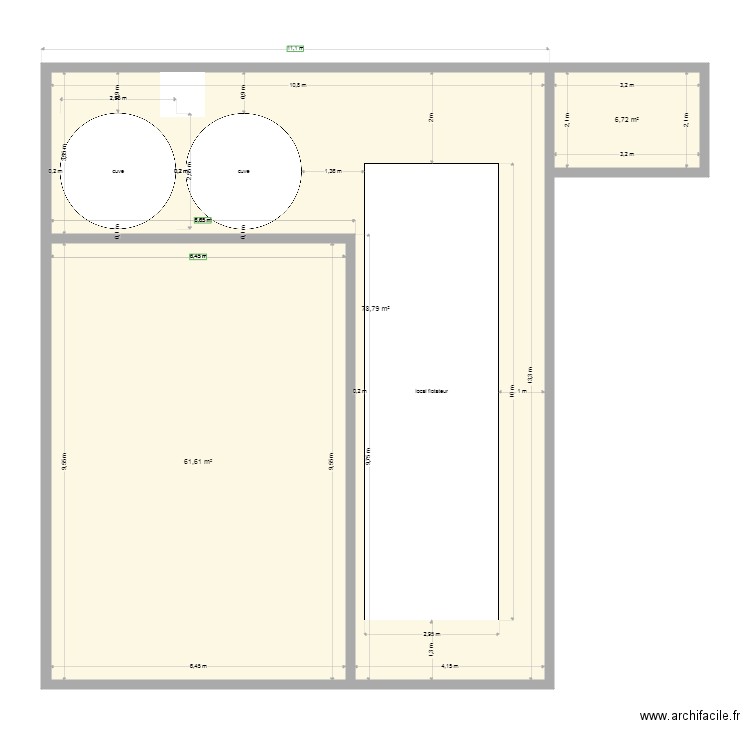 station. Plan de 0 pièce et 0 m2