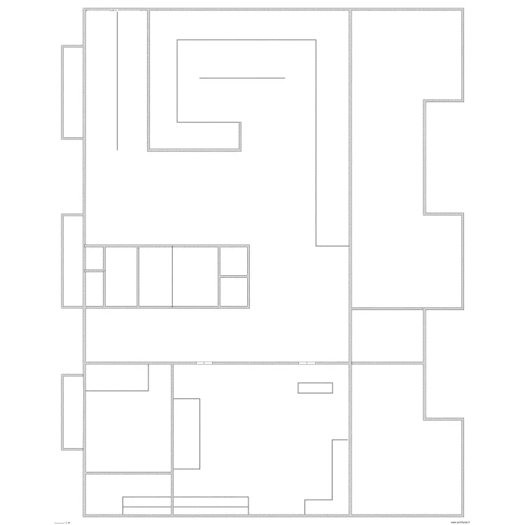 CC station sous sol. Plan de CC station sous sol. Plan de