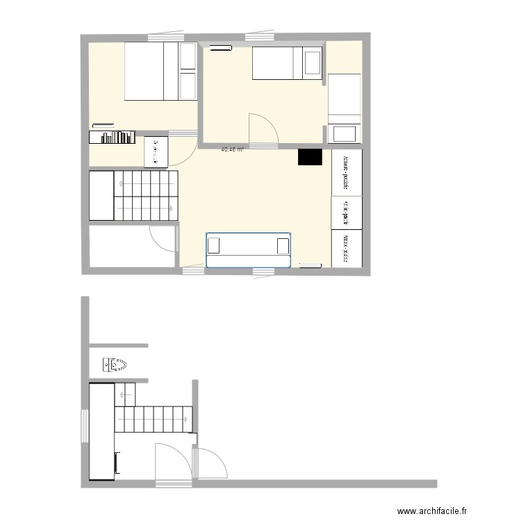 Plan chalet luminaires. Plan de 0 pièce et 0 m2