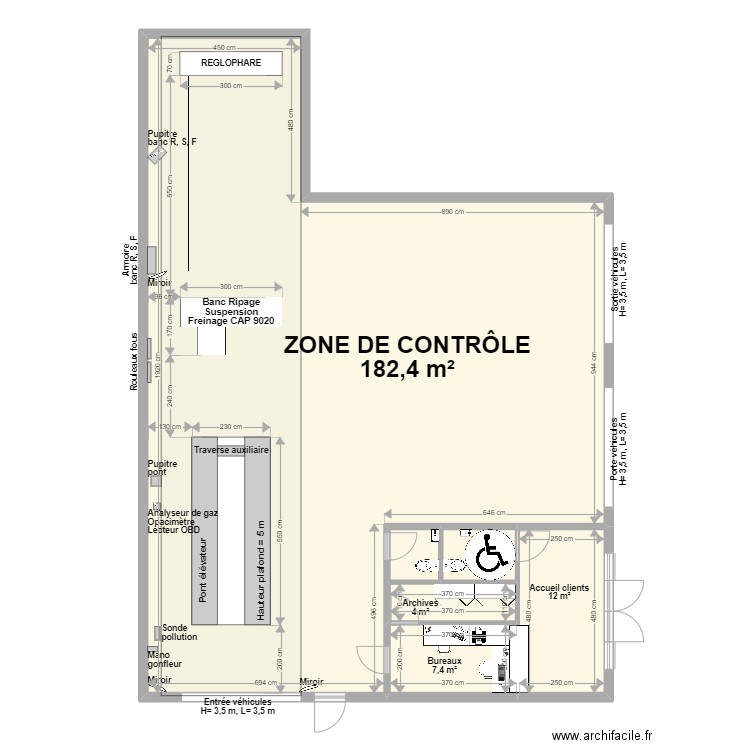 CCT VL AMIENS. Plan de 6 pièces et 211 m2