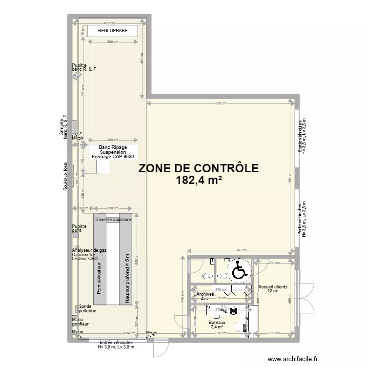 CCT VL AMIENS. Plan de 