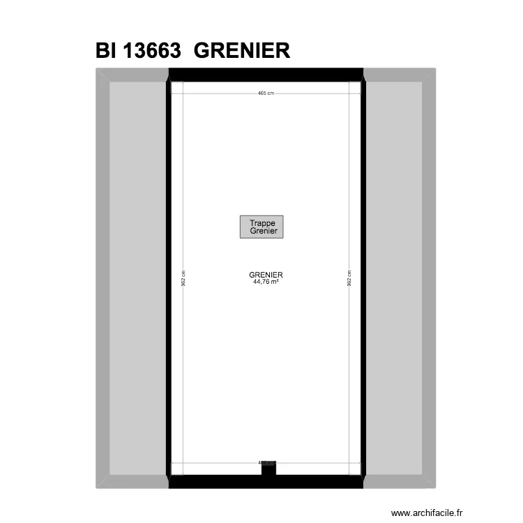 BI 13663. Plan de 