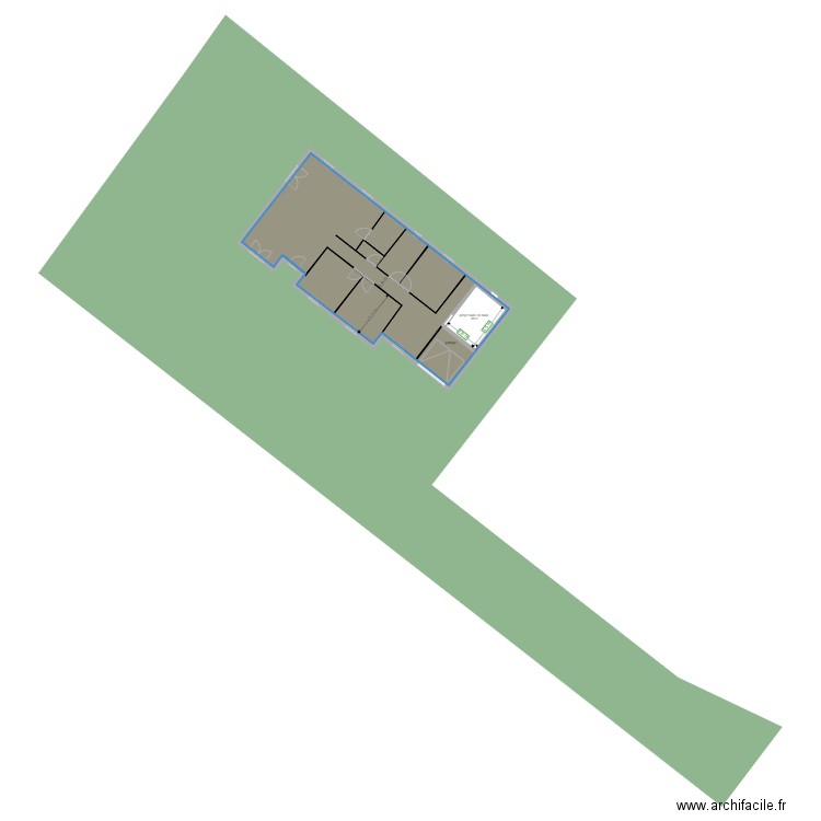 agrandissement. Plan de 0 pièce et 0 m2