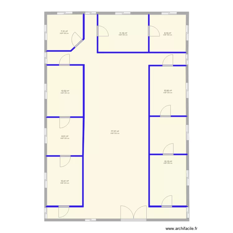 Maison village. Plan de Maison village. Plan de