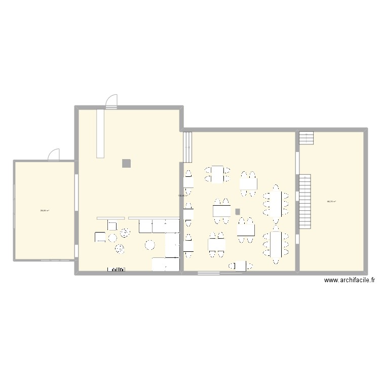 Restaurant Eymet. Plan de 0 pièce et 0 m2