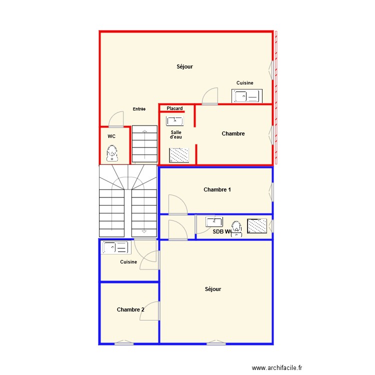 SCI LE LAS 22  1 er. Plan de 0 pièce et 0 m2