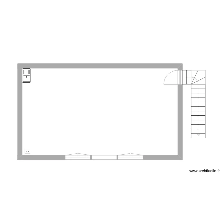 Entrepot_VIERGE. Plan de 