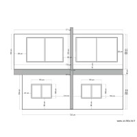 Plan Façade Nord Ouest