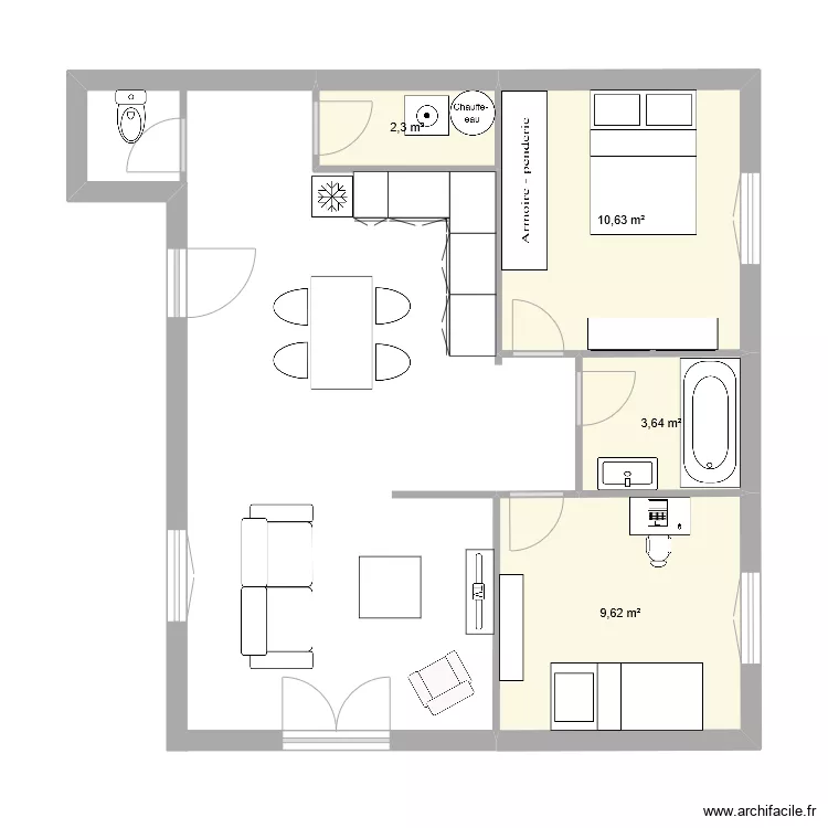 Maison cenon brunereau. Plan de 