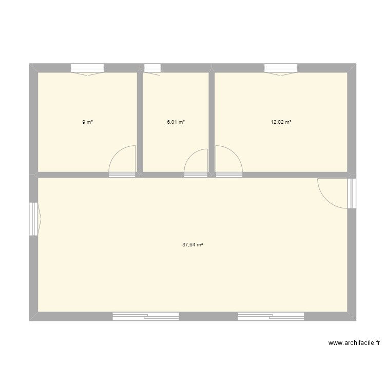 maison techno a meubler svp. Plan de 0 pièce et 0 m2