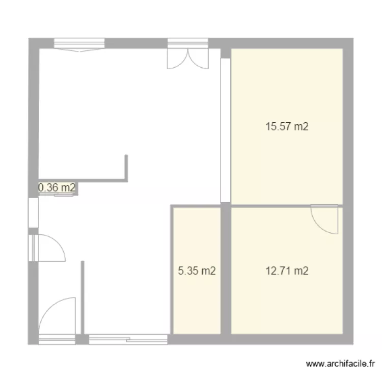 extention projet. Plan de 