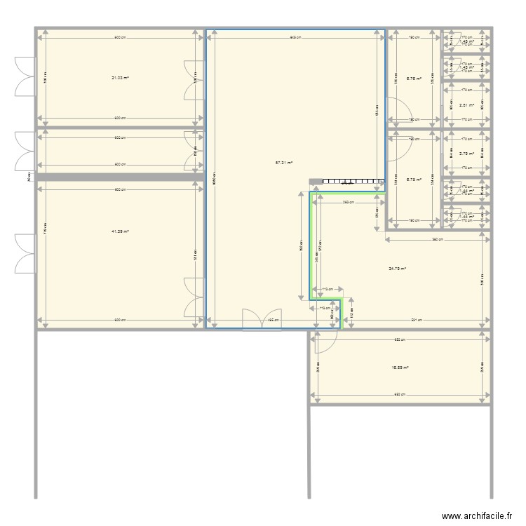 Projet visio V6. Plan de 0 pièce et 0 m2