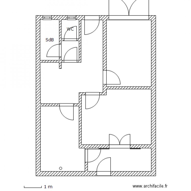 maison RDC. Plan de 0 pièce et 0 m2