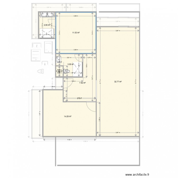 creteil1. Plan de 0 pièce et 0 m2