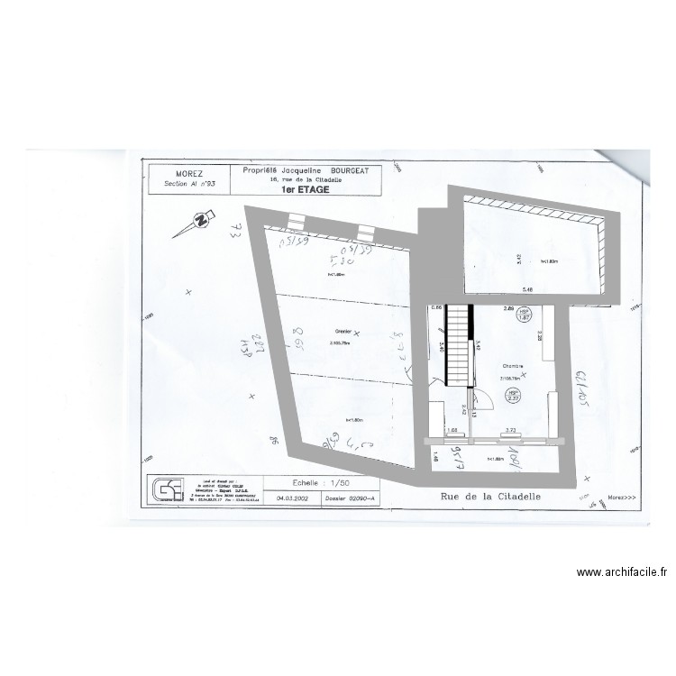 PLAN EXISTANT BESSIS. Plan de 0 pièce et 0 m2