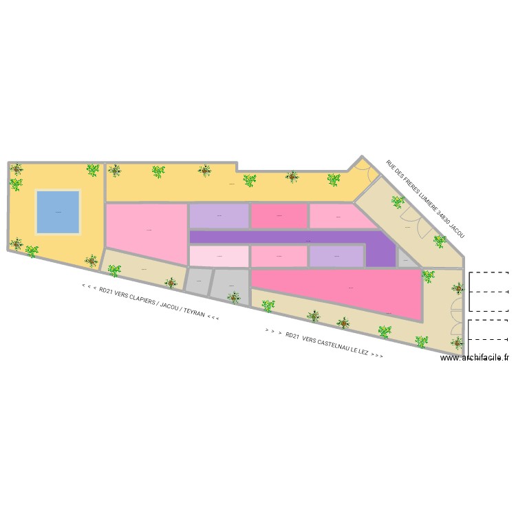 AK99 APPART MV 050823B. Plan de 17 pièces et 906 m2