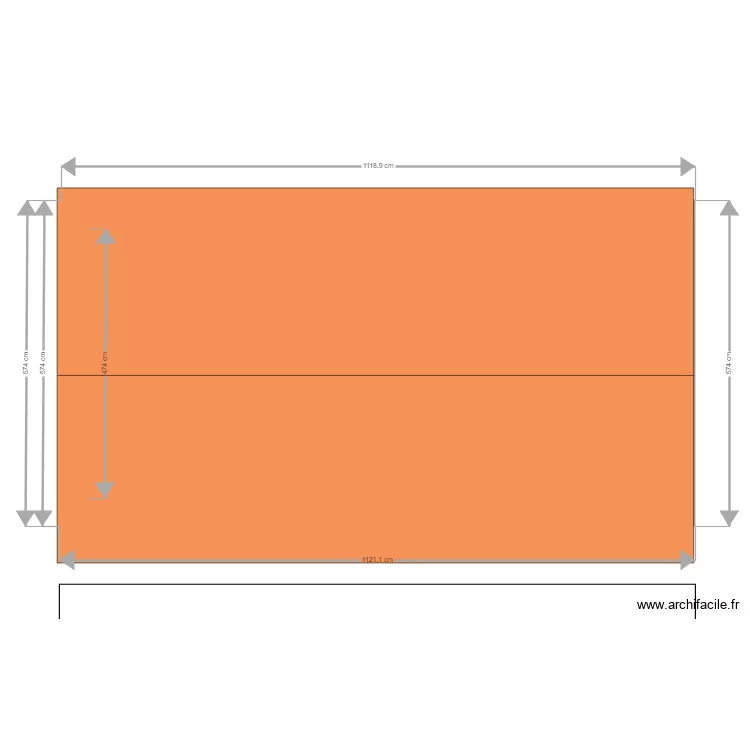 PISCINE. Plan de 