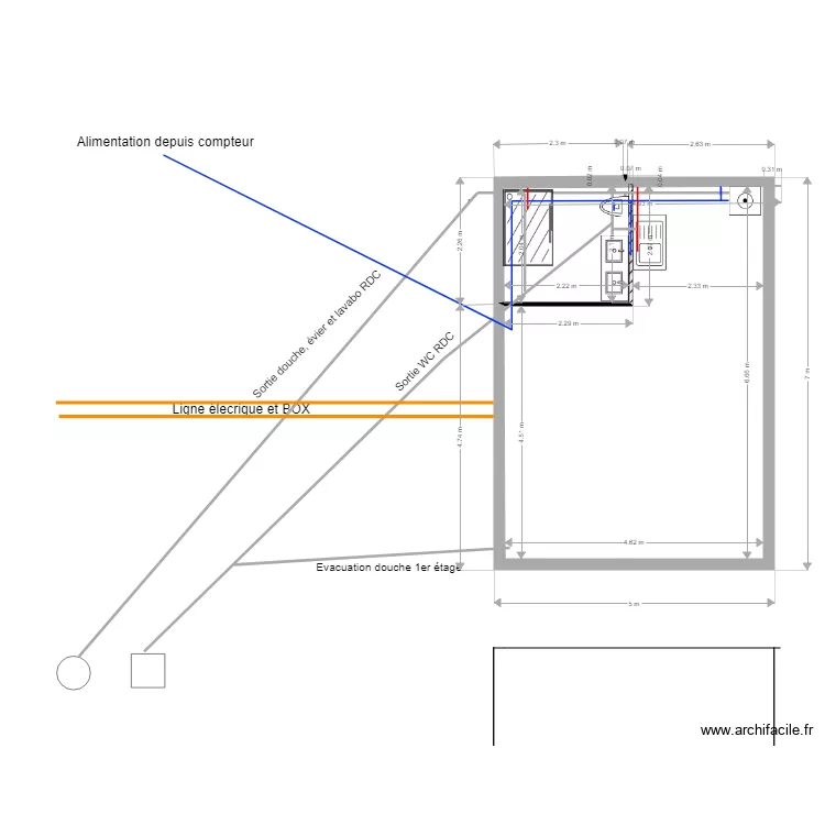 Plomberie R&eacute;seaux 2. Plan de 