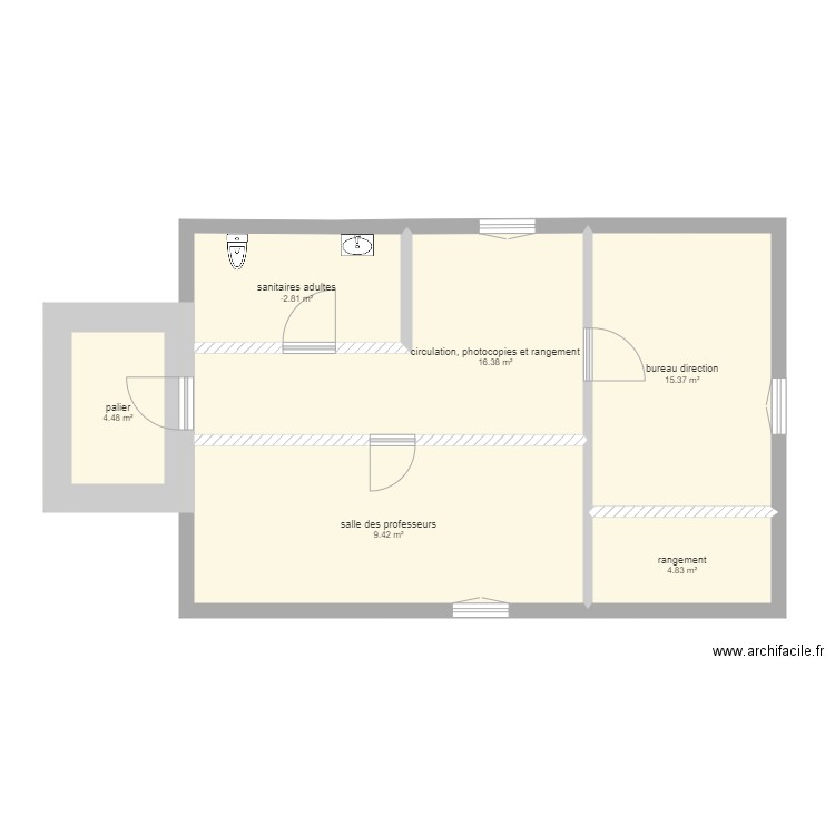 ecole niveau 2 revue. Plan de 0 pièce et 0 m2