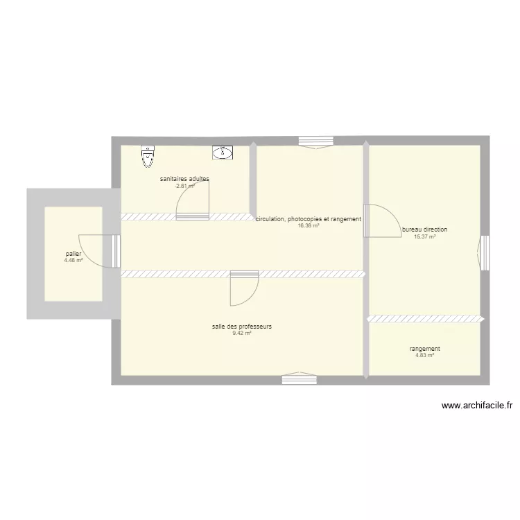 ecole niveau 2 revue. Plan de 