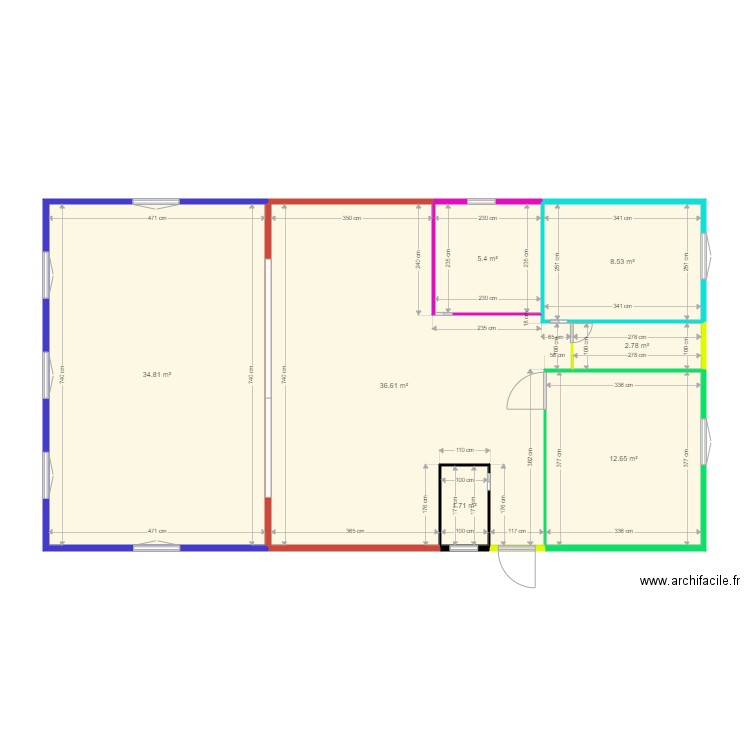 Champdieu 2. Plan de 0 pièce et 0 m2