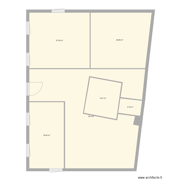 Bureaux Grésy base. Plan de 0 pièce et 0 m2