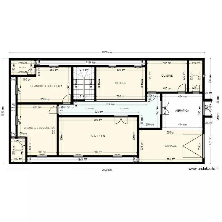  Client 37655840 Maison. Plan de 