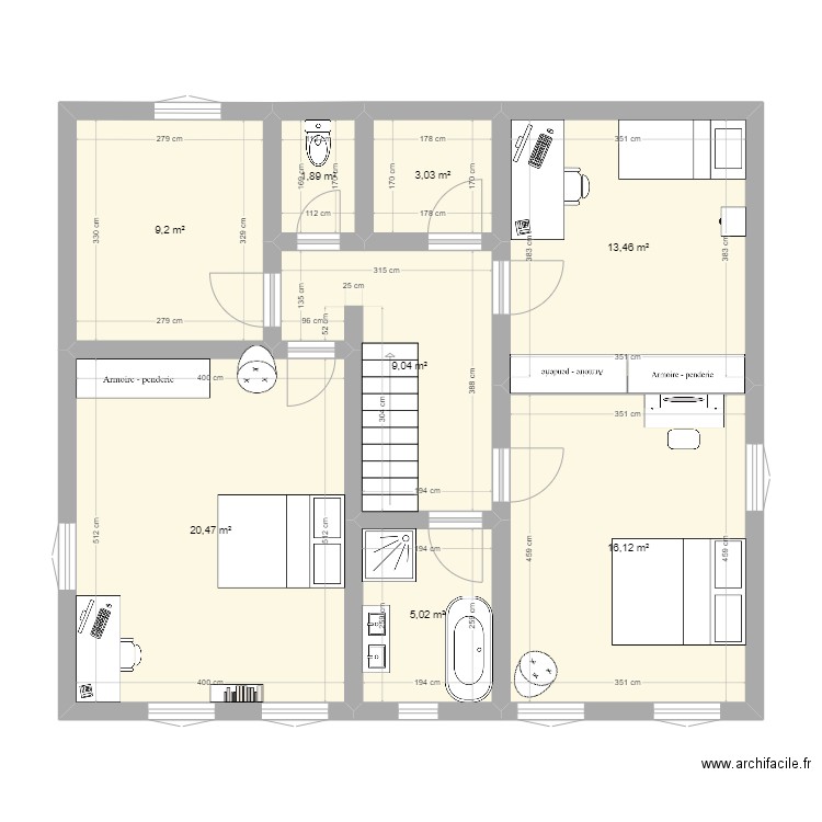 Plassay etage. Plan de 0 pièce et 0 m2