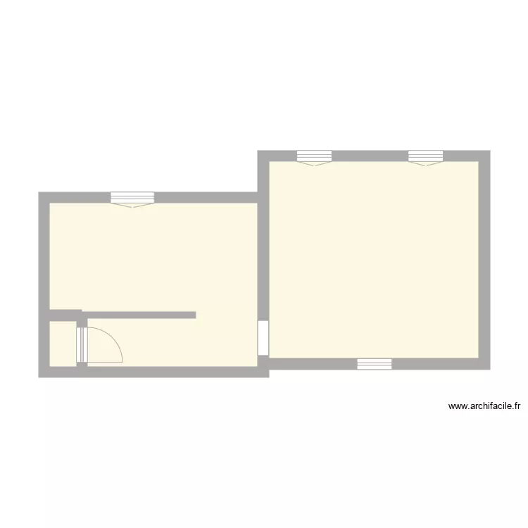 &eacute;tage. Plan de 