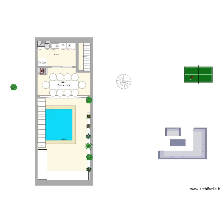 TERRASSE TOIT21. Plan de 0 pièce et 0 m2