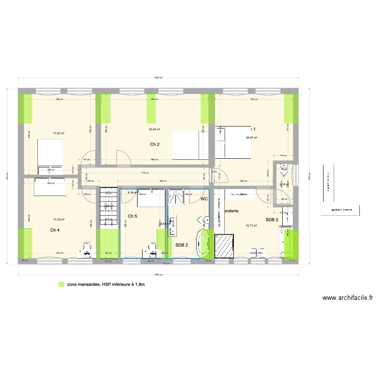 Verdon v13 lucarne rampantes 4 ch. Plan de 0 pièce et 0 m2