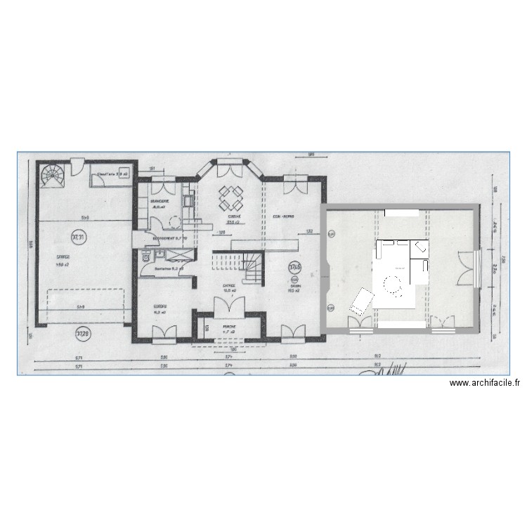 DUGOUSSET. Plan de 0 pièce et 0 m2