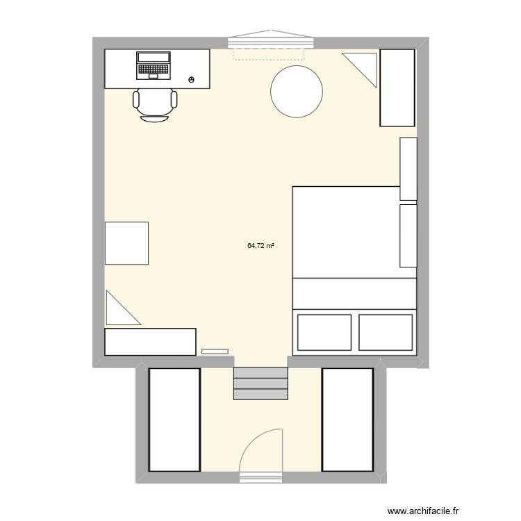 Chambre 2. Plan de 0 pièce et 0 m2