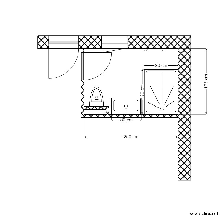 GRAND SDB 2. Plan de 0 pièce et 0 m2