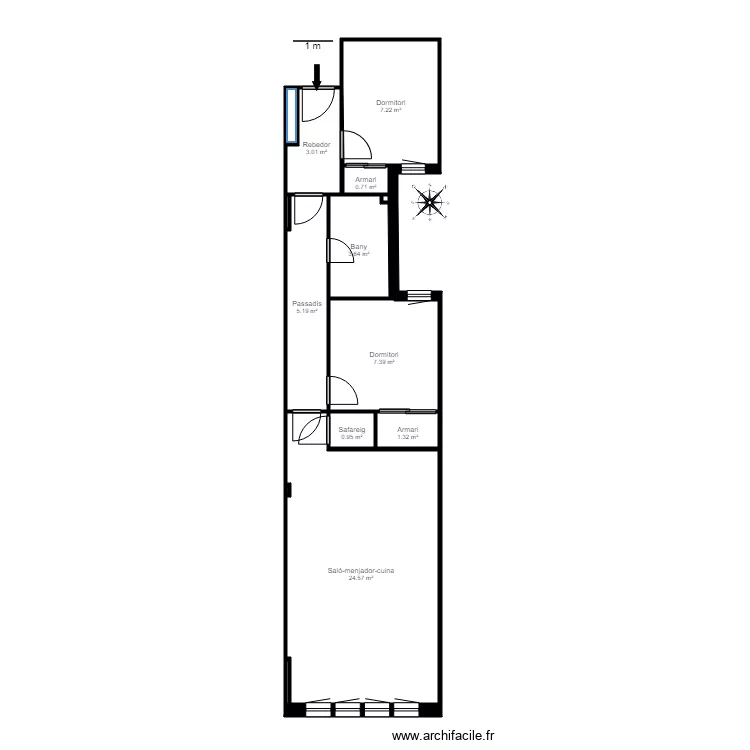 C ALZINARET N 16 5 B ANDORRA LA VELLA. Plan de 