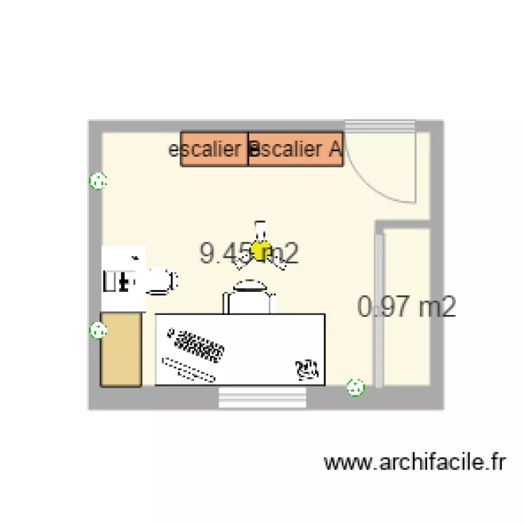 bureau mimi 3. Plan de 