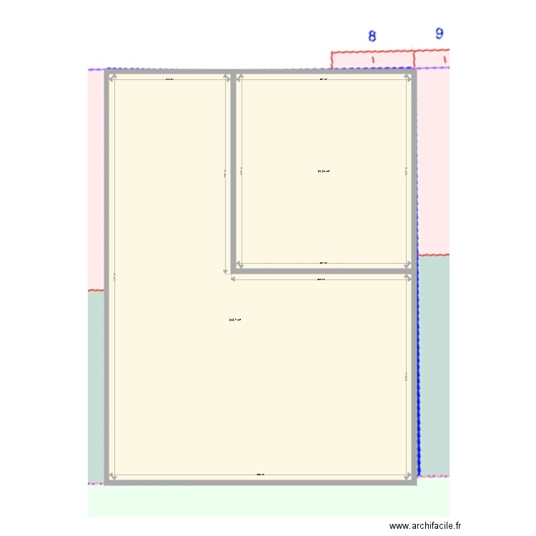 MAGALLON TENIENTE ROMERA PB. Plan de 2 pièces et 336 m2