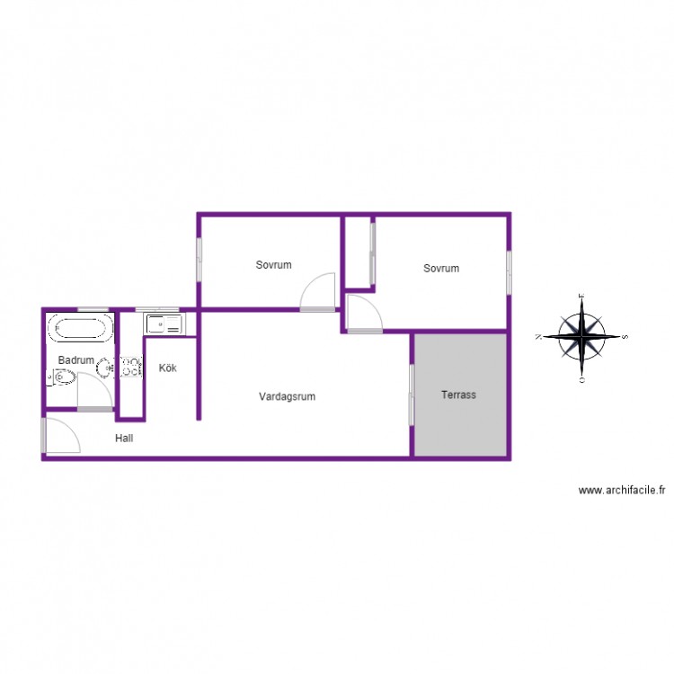 Tomillo. Plan de 0 pièce et 0 m2