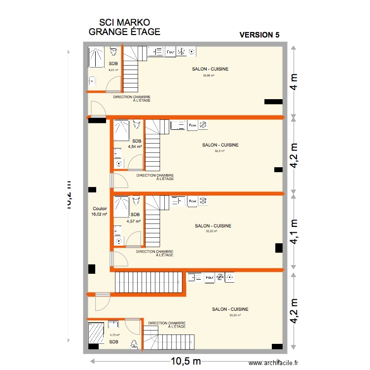 GRANGE MARKO VERSION 5. Plan de 0 pièce et 0 m2