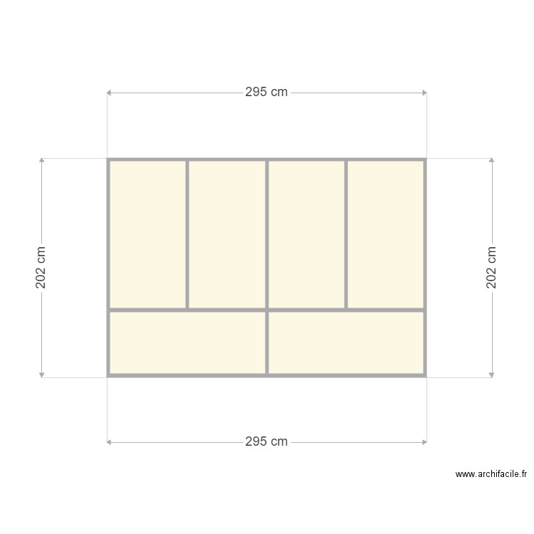 porte. Plan de 0 pièce et 0 m2