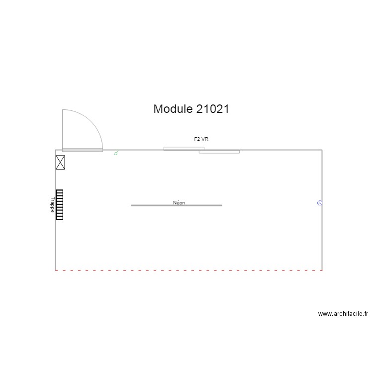 Module 21 021. Plan de 0 pièce et 0 m2