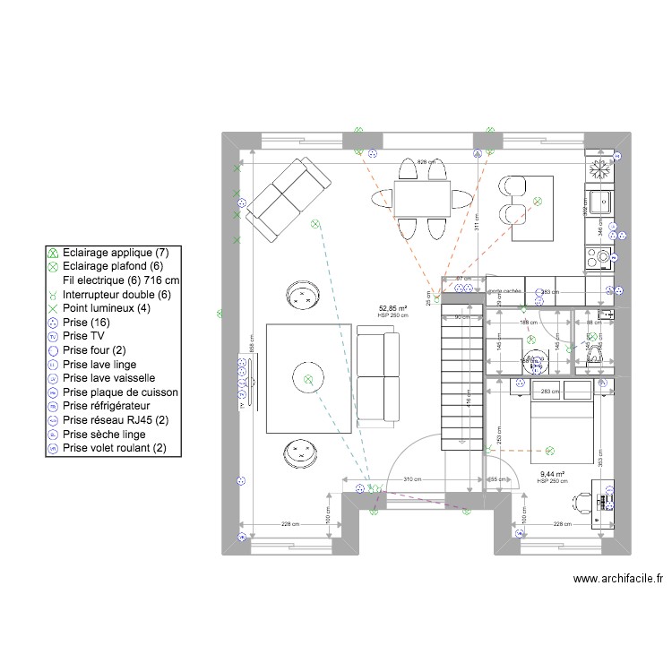RDC VILLA CELYA. Plan de 0 pièce et 0 m2